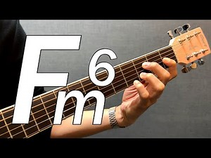 하루10분 통기타 Fm6 코드 소리 & 모양 (고급) Fm6 chord guitar lesson 기타솔져