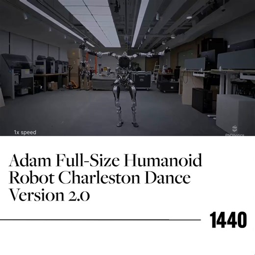 A full-size humanoid robot named Adam has set a new benchmark in robotics by performing the Charleston dance, a complex routine never before completed by a robot of its size. The demonstration highlights Adam’s advanced engineering, including 41 degrees of freedom for fluid, human-like movement, high-torque actuators capable of powering fast and dynamic steps, and large, high-transparency actuators that allow precise rhythm and motion control. Subscribe to our newsletter at the #linkinbio to rea
