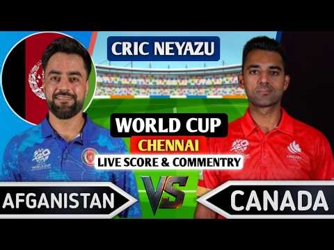 🔴 Live: AFG Vs CAN, Cricket Live Match Score & Updats, T20 World Cup 2026 | Live Cricket Match Today