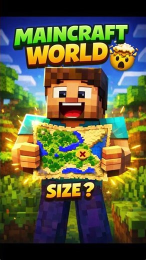 Minecraft World Size in Real Life 🌍 | Measurement Explained🔥...