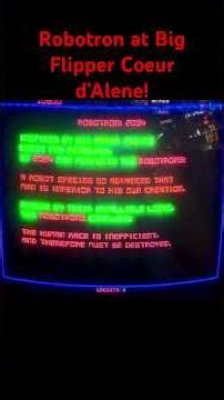 Robotron at Big Flipper Coeur d’Alene! #retrogaming