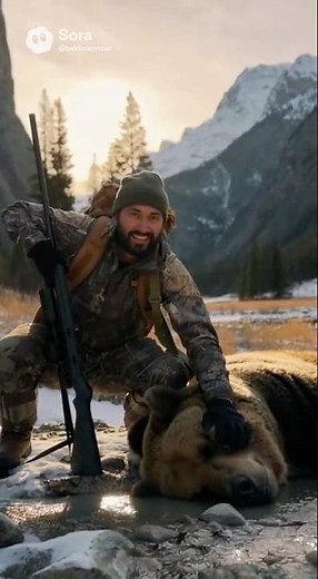 Giant bear hunt #hunting #wildlife #country