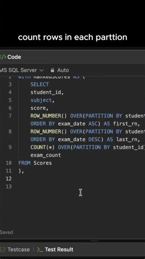 Ace This SQL Window Function Interview Question! 🚀 Leetcode 3421 #shorts