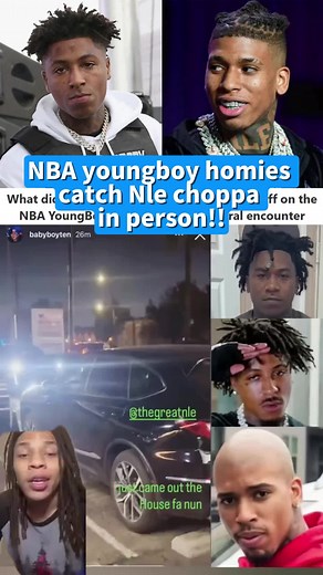 NBA youngboy homie Ben 10 and og 3three catch Nle choppa in person!!!#nbayoungboy #nlechoppa #nbayoungboynlechoppa #nbayoungboyben10 #nbayoungboyog3three