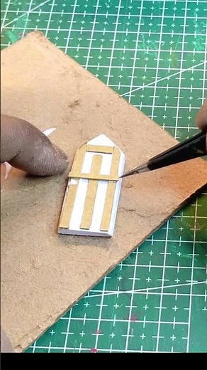 Mini Church Door 🎄Christmas Mini Craft । Mini Craft World