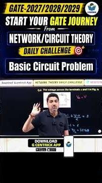 Network Theory Daily Challenge | Live Session | GATE 2027/2028/2029