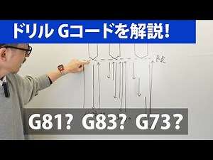 初心者必見！ドリルのGコードの違いをわかりやすく解説します！