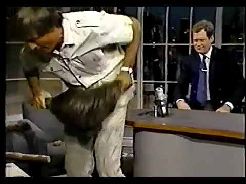Jack Hanna Bitten by a Beaver - David Letterman December 1988