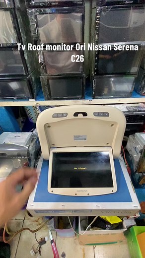 Nissan Serena C26 Roof Monitor Installation Guide