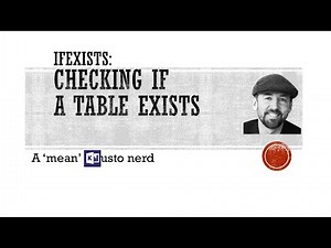 Creating an IfExists function in Kusto to check if a table exists