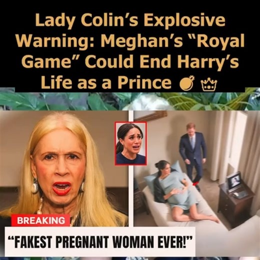 Lady Colin Campbell’s Explosive Warning: Meghan’s “Royal Game” Could Cost Harry His Title #princeharry #royalfamilydrama #fblifestyle | Breaking Royal 26