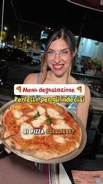 Pizza tasting menu with various flavors 🍕😋