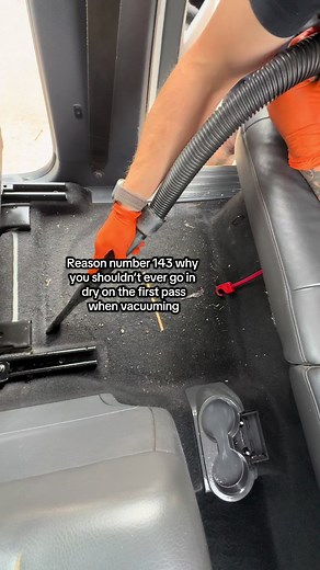 Car Detailing Tip: Always Spray Before Vacuuming Carpets