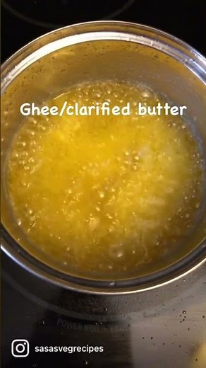 Ghee making from butter
