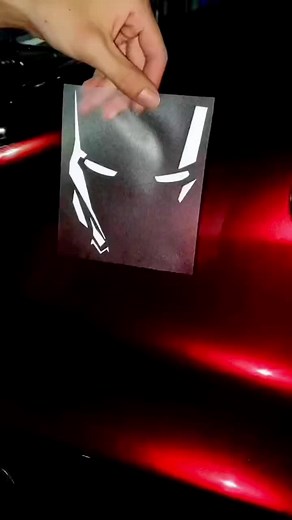 Cool Iron Man Reflective Sticker for Cars