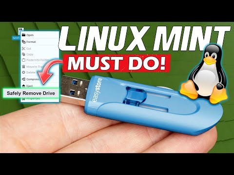 How to Safely Remove USB Stick in Linux Mint