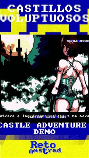 The SEXY CASTLEVANIA that AMSTRAD CPC DESERVES "CASTLE ADVENTURE-DEMO"