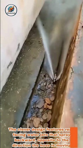 GENIUS HYDRO JET! Clever High Pressure Drain Cleaning Hack