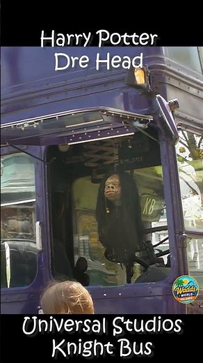 Dre Head - Universal Studios Knight Bus #harrypotter #universalstudios #disneyparktour