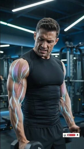 5 Minute Arm Workout at gym💪 | Lose Arm Fat & Tone Your Biceps and Triceps #shorts #viral #gym
