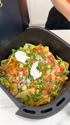 Air fryer crispy nachos everyone will crave