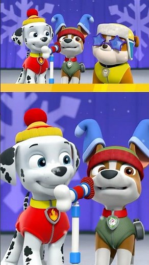 PAW Patrol winter holiday to the rescue! ❄️ #shorts