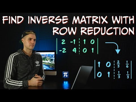 MATH 1229 (Western University) - Row Reduction to find Inverse Matrix