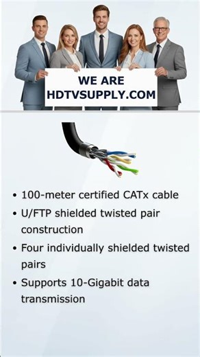 PureLink CX-100 100 Meters/320 Foot Certified CATx Cable w/TotalWire Technology