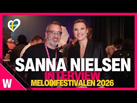 🇸🇪 Sanna Nielsen - "Waste Your Love" | Interview @ Melodifestivalen 2026 Artist Launch