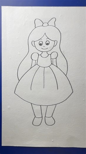 How to draw a cute princess step by step for beginners