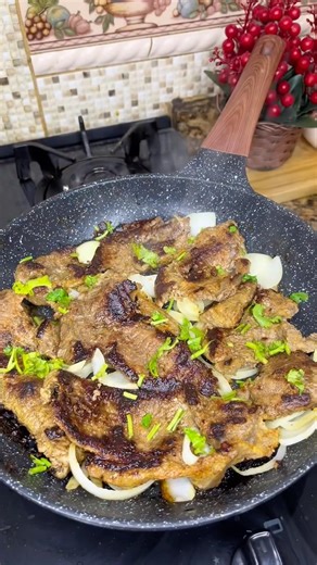 Bife acebolado #receitafacies #receitas
