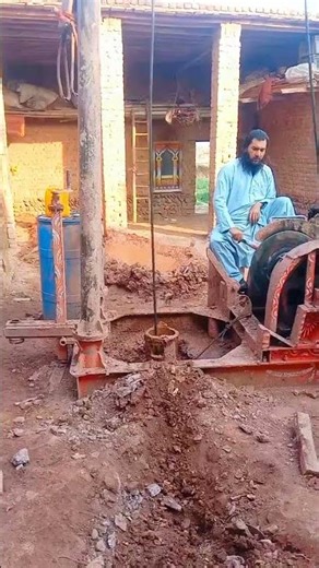 Massive Drilling Machine Working at Full Power | 125 Meter Deep Bore #boring #enginiring #machine