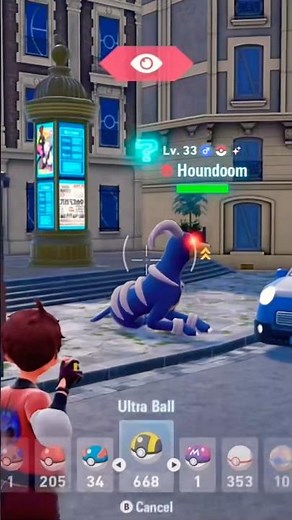 Shiny Alpha Houndoom Goes MEGA! 🔥(Legends ZA) #pokemonlegendsza #pokemon