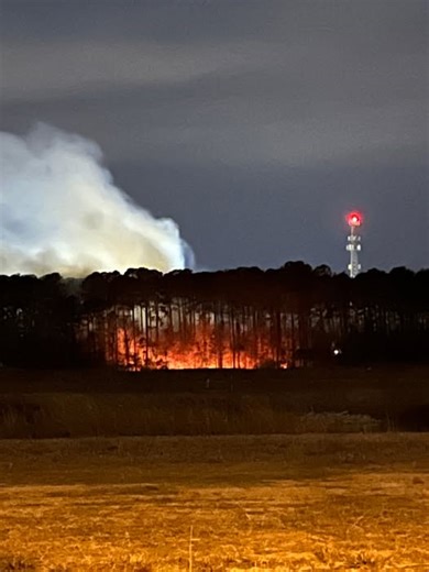 Conway crews fight fire on old golf course property