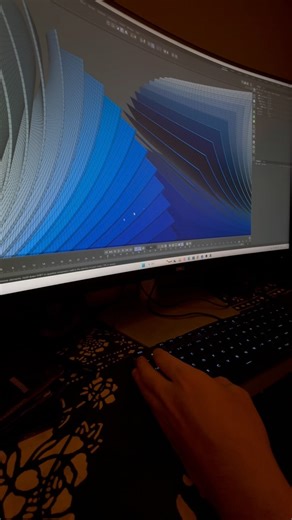 DB motion design on Instagram: "Maxon C4d Cloner bend FX #blender #cinema4d ​⁠"