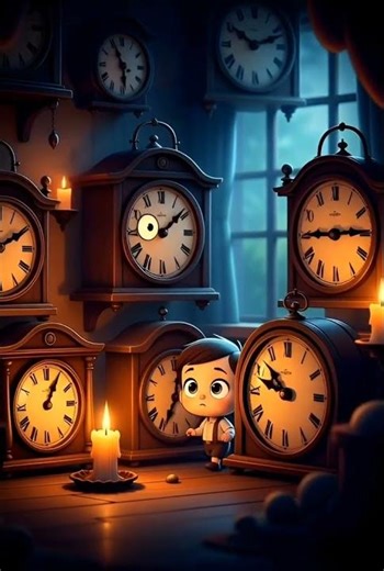 scary clock backward time | scary video | creepy video | #creepy #scary #horror