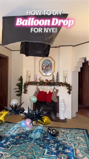 Mrs. Symonds on Instagram: "How to make your own balloon drop for NYE! ✨ #balloondrop #diy #newyearseve #nye #howto"