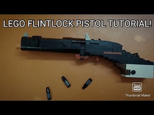 LEGO pistol tutorial ( flintlock pistol moc ) easy step by step tutorial!