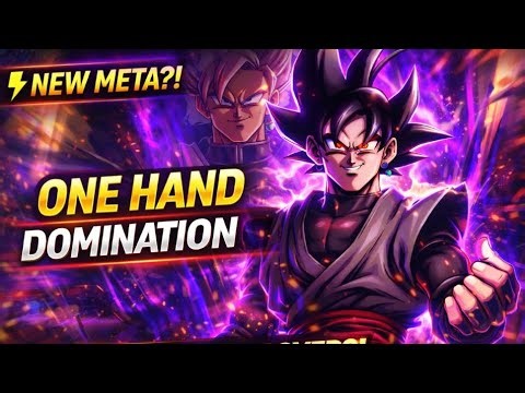 ONE HAND GOKU BLACK DOMINATION 😈 | DB Legends SINTOXERROR