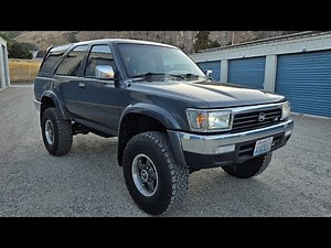 1990 4Runner 2-door with Lexus 1UZ-FE , 5 speed 4x4 walk around.