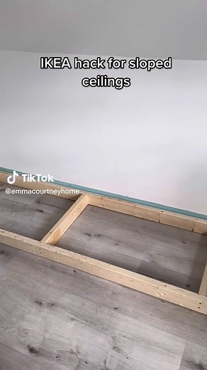 Start to finish of the full #ikeahack project! Full project details on emmacourtneyhome.com 🪚 #ikeahack #diyersoftiktok #ikeasektion #ikeawardrobe #ikeatok #ikeahome