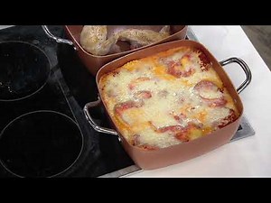 Copper Chef 1300W Induction Cooktop with 11" Casserole 5-piece set on QVC