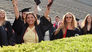 For the University of Georgia’s newest alumni, Commencement ceremonies mark a moment to celebrate the challenges they’ve overcome and embrace the challenges they’ll face in the future. https://t.uga.edu/95Z | University of Georgia