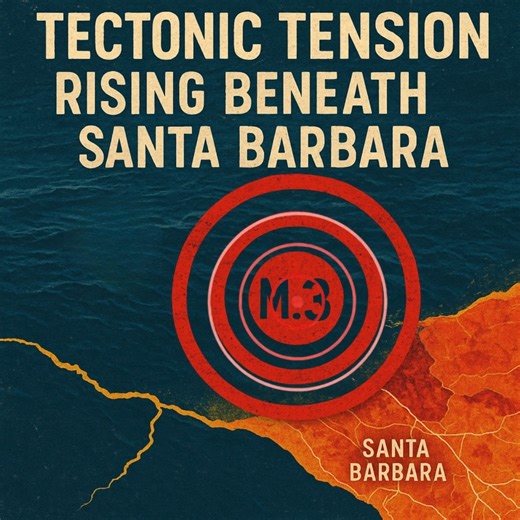 🌎 NOTABLE EARTHQUAKE – SANTA BARBARA CHANNEL A magnitude 3.2 quake struck 5 km south of Santa Barbara Island, California. No damage and no tsunami threat, but it’s another sign the Santa Barbara Channel is awake and moving beneath the waves. Even small offshore quakes can signal deeper pressure shifts along the region’s active faults. #Earthquake #SantaBarbara #California #USGS #SeismicActivity #Geology | Above The Norm News