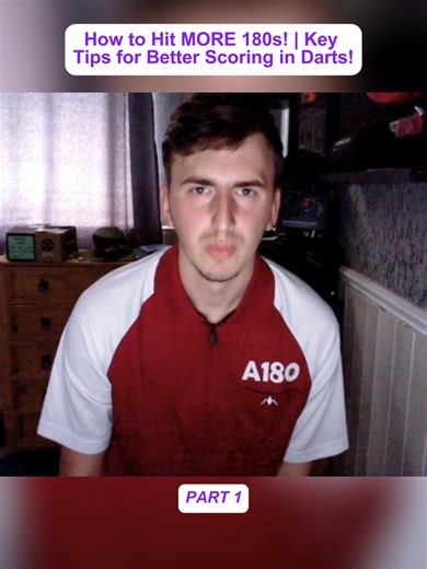 How to Hit MORE 180s! Key Tips for Better Scoring in Darts! part 1 #fyp #dart #darts