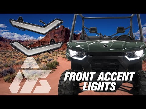 How To Install Tusk LED Front Accent Lights w/ Turn Signals on Can-Am Commander & Defender