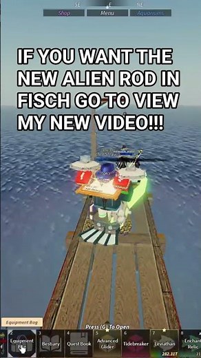 How To Get The New Alien Rod In Fisch Roblox Game!!! (Tutorial) #roblox #fisch #tutorial #official