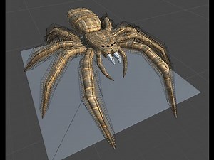 Spider Game Ready for Unity 5