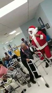 Wow! A 90-year-old busted out some dance moves with Santa >> https://buff.ly/2zHiawe | 12 On Your Side