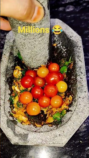 Quick & spicy cherry tomato chutney made in minutes! 🍅#shorts